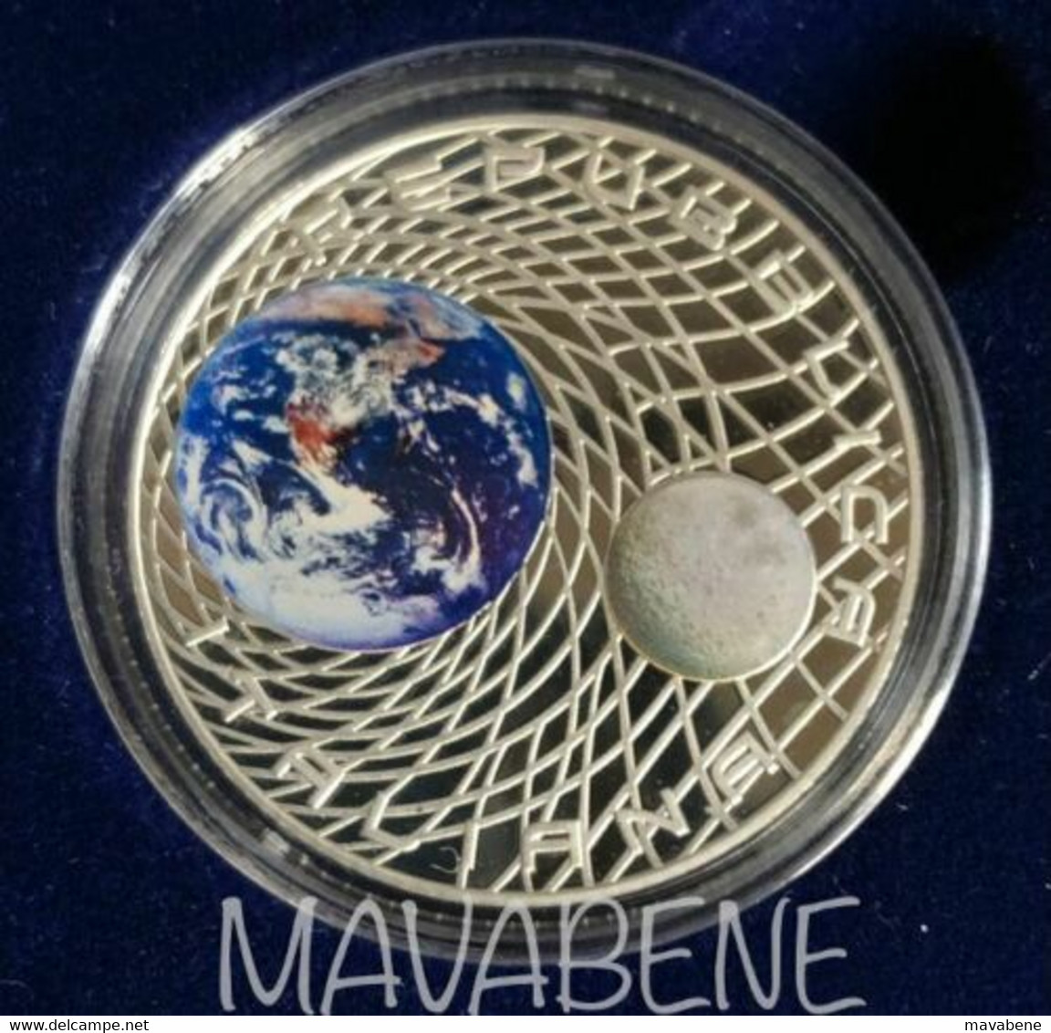 ITALIA 2019 MONETA SBARCO SULLA LUNA 5 EURO ARGENTO PROOF MOON LANDING SILVER IPZS - Colecciones