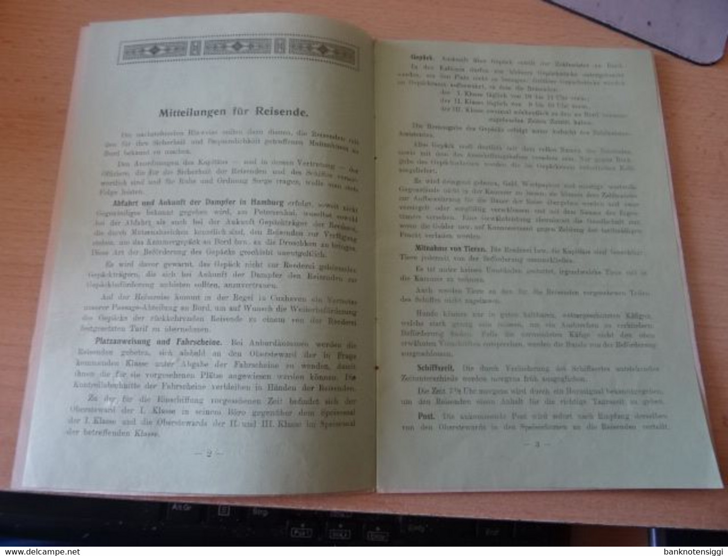 Deutsch-Ost-Afrika-Line  "Passagier-Liste P.D.USSUKUMA 1921 - Mondo