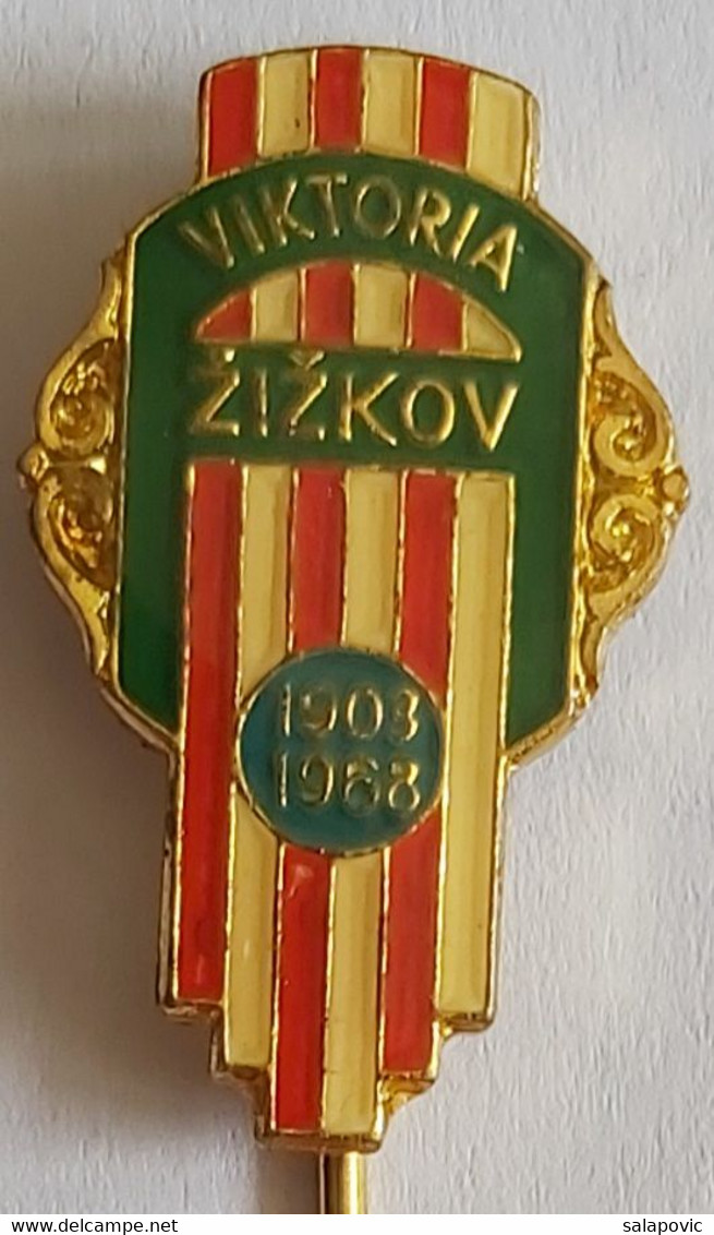 SK Viktoria, Žižkov Czech Republic Football Soccer Club Fussball Calcio Futbol Futebol PINS BADGES A4/4 - Football