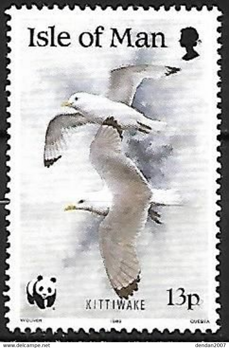 Isle Of Man - MNH ** 1989 :   Black-legged Kittiwake  -  Rissa Tridactyla - Gaviotas