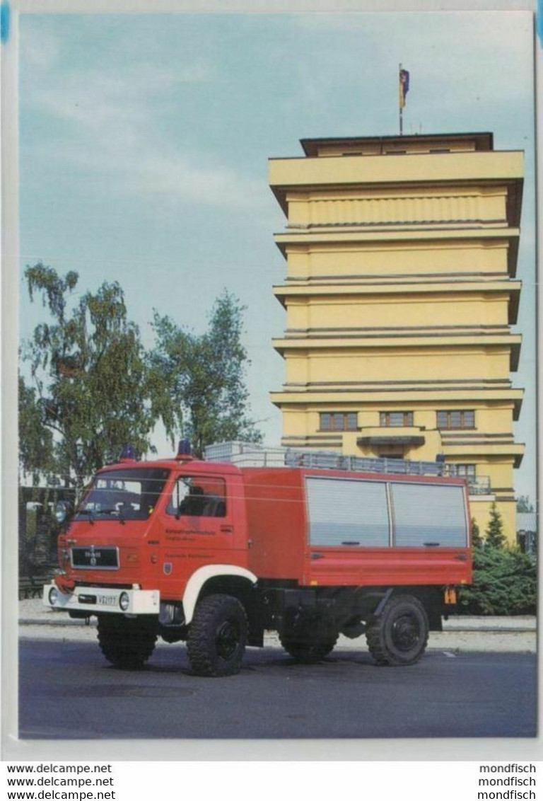 Reichenbach Im Vogtland - Feuerwehrauto MAN VW 8.136 - Feuerwehr - Reichenbach I. Vogtl.