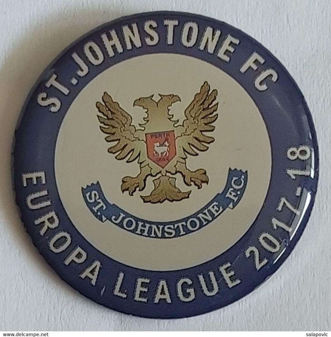 St. Johnstone FC Scotland  Football Soccer Club Fussball Calcio Futbol Futebol PINS BADGES A4/4 - Football