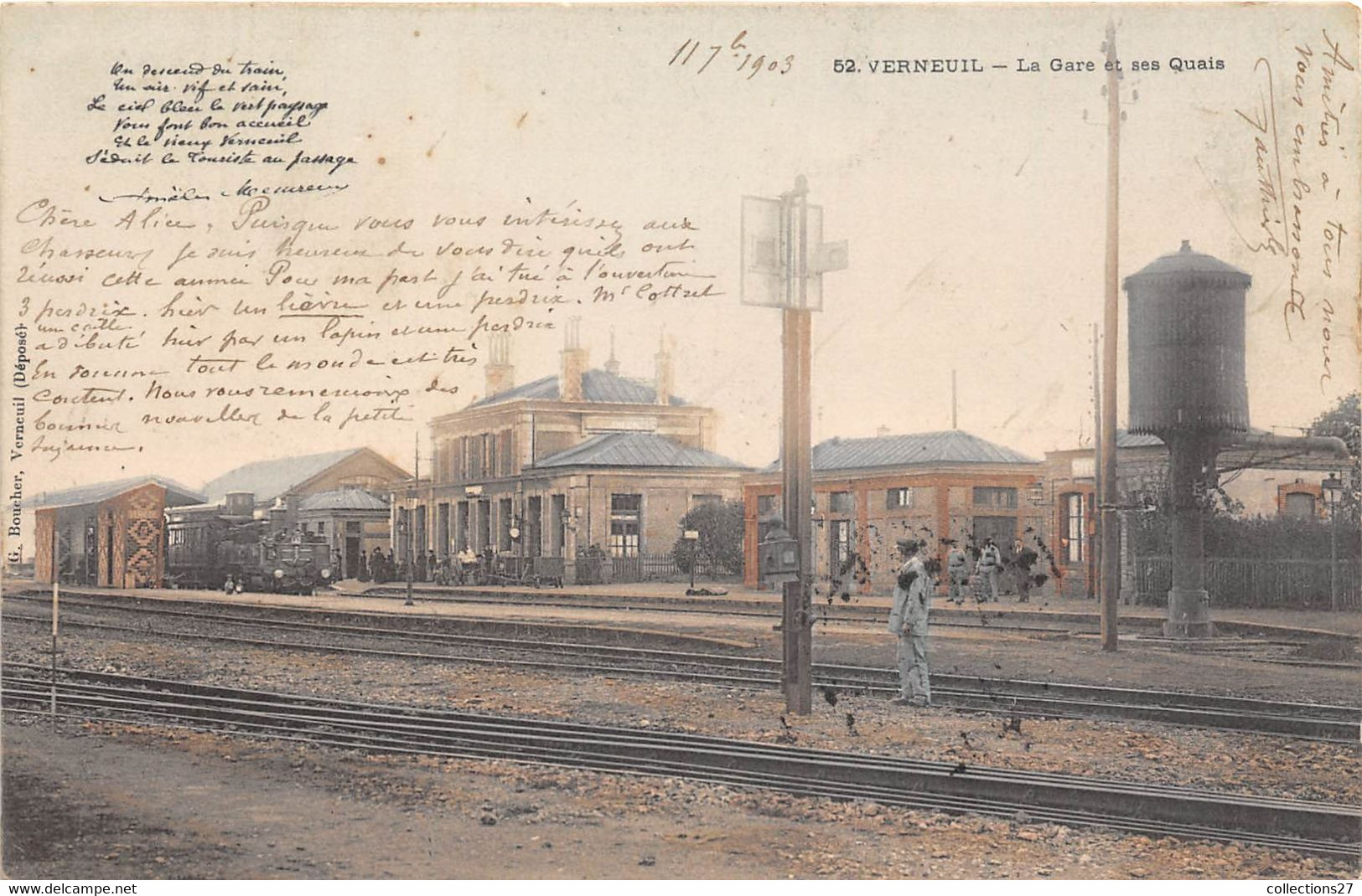 27-VERNEUIL- LA GARE ET SES QUAIS - Verneuil-sur-Avre