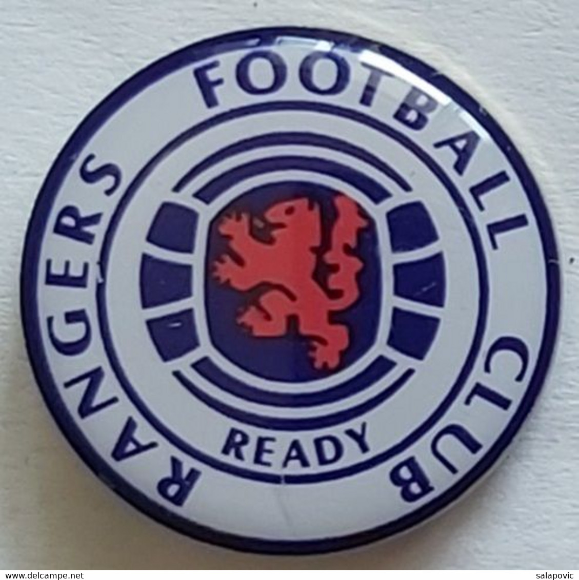 Rangers FC Glasgow Scotland  Football Soccer Club Fussball Calcio Futbol Futebol PINS BADGES A4/4 - Football