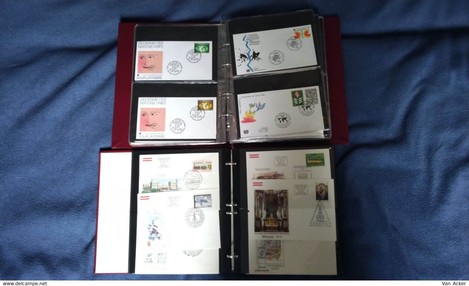 Collection Austria/UNO (FDC,postcards,...)