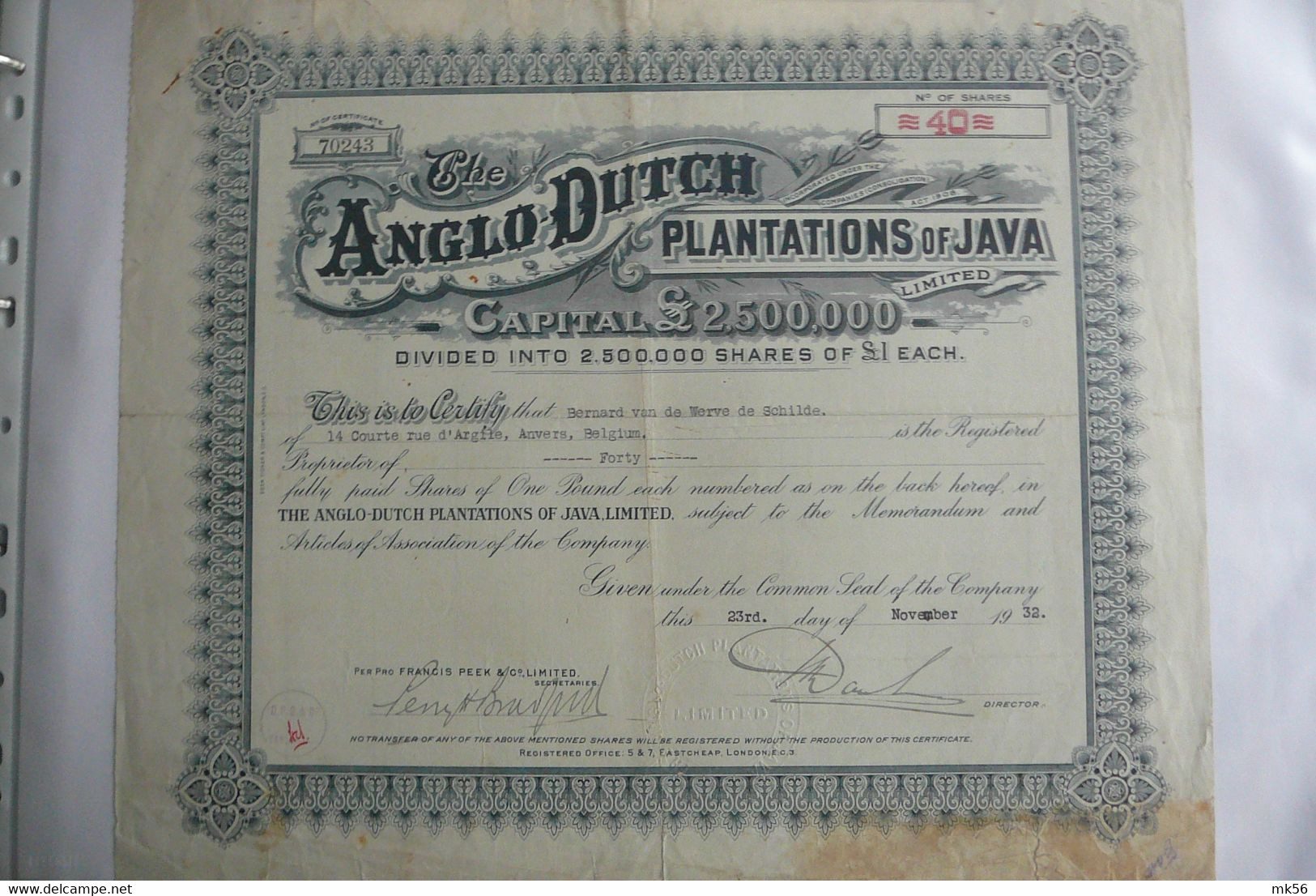 The Anglo-dutch Plantations Of Java (1936) - Agriculture