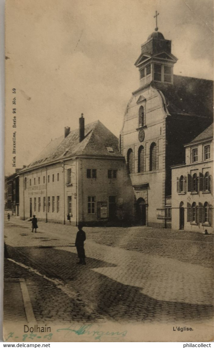 Dolhain // L'Eglise 1908 Rare - Limburg