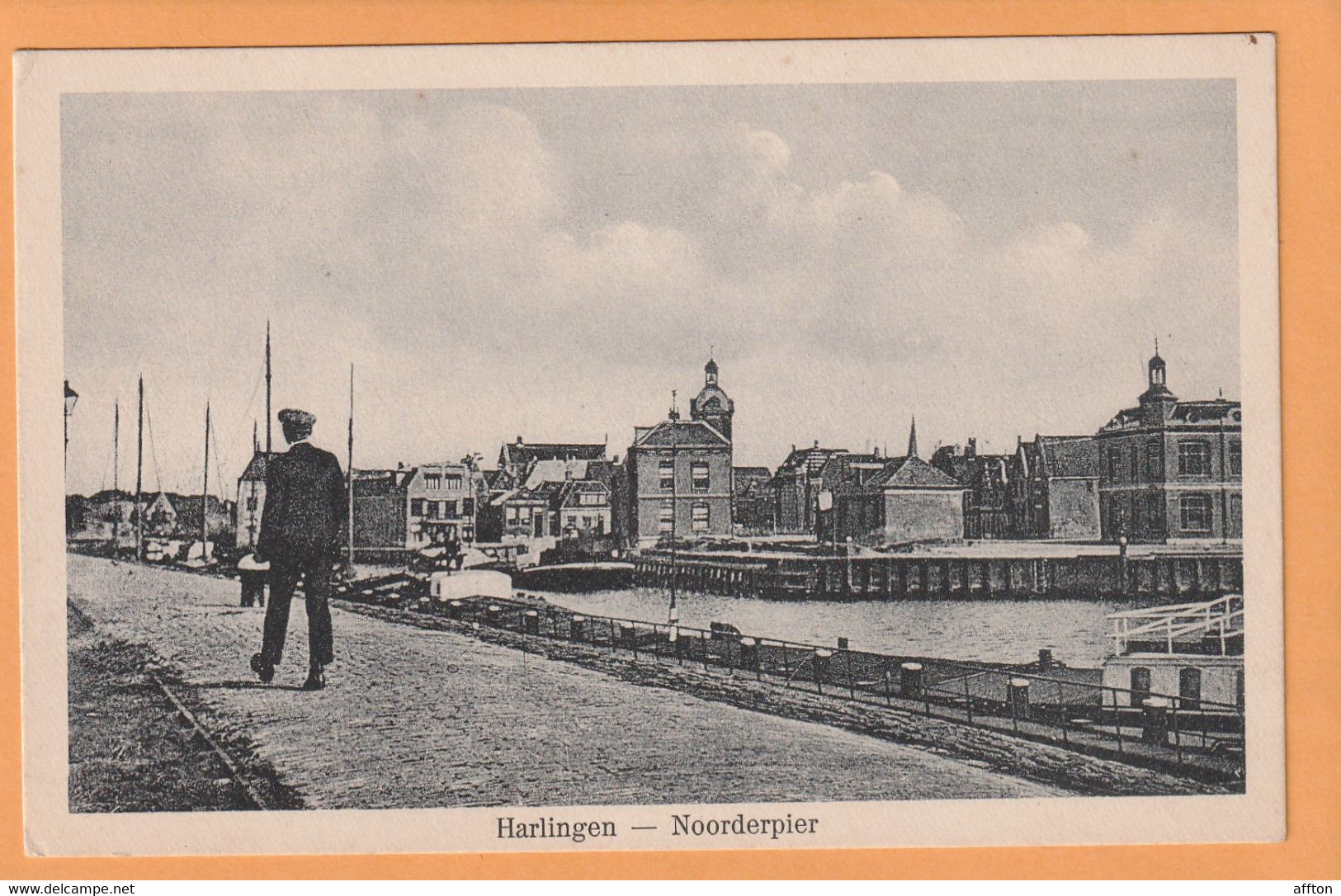 Harlingen Netherlands Old Postcard - Harlingen