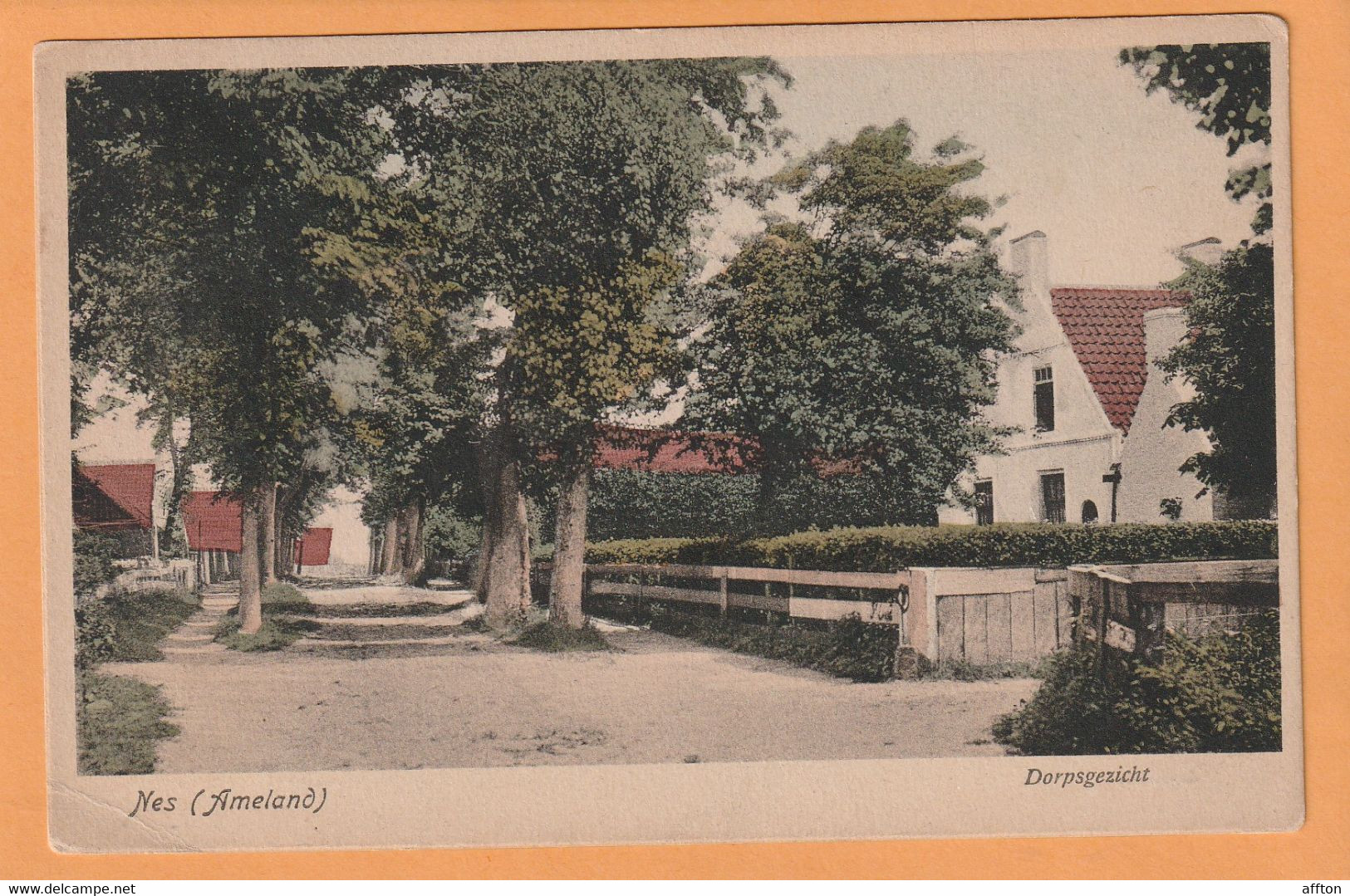 Nes Netherlands Old Postcard - Ameland