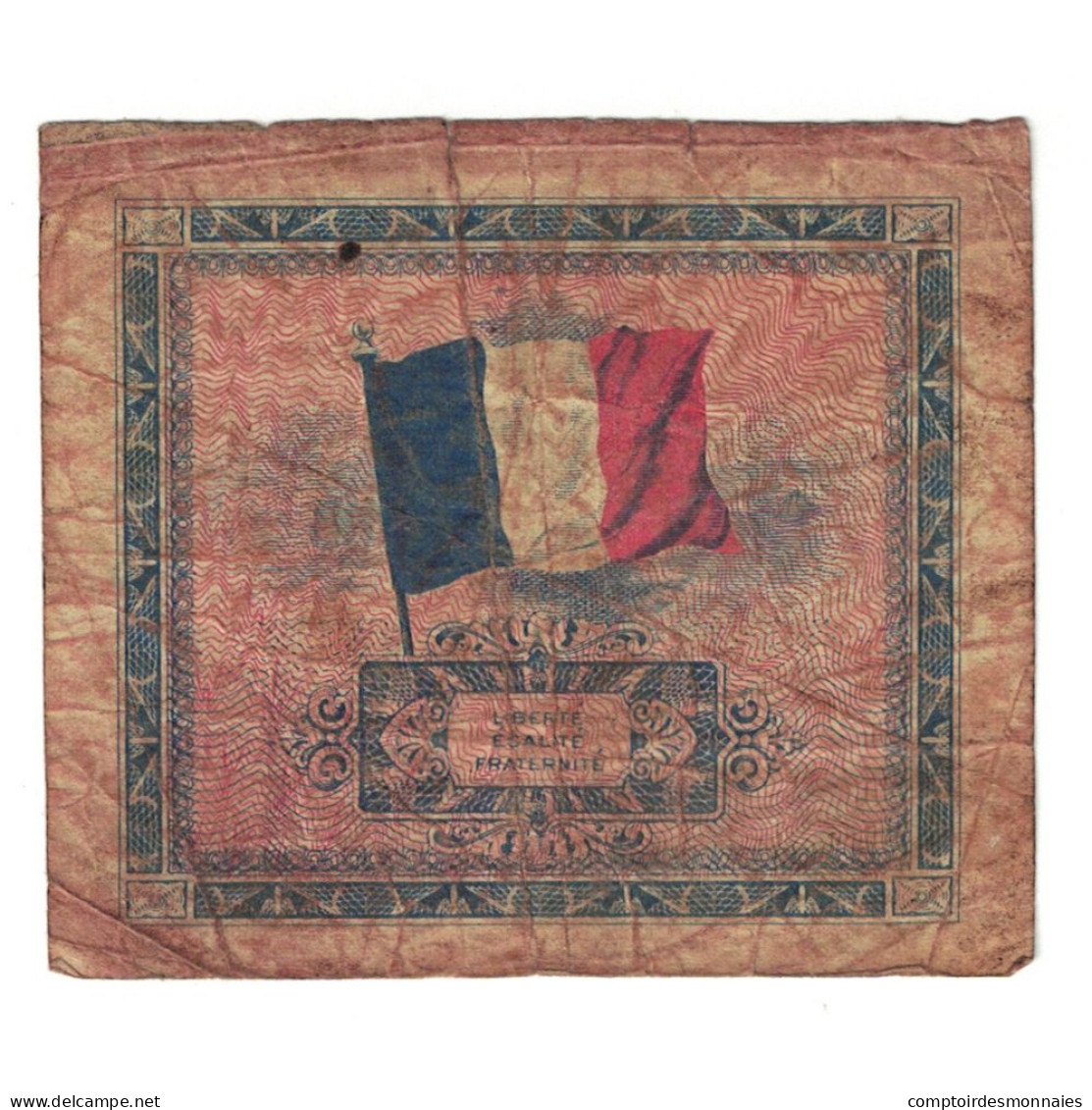 France, 2 Francs, 1944, TTB, Fayette:VF16.1, KM:114a - 1944 Flag/France