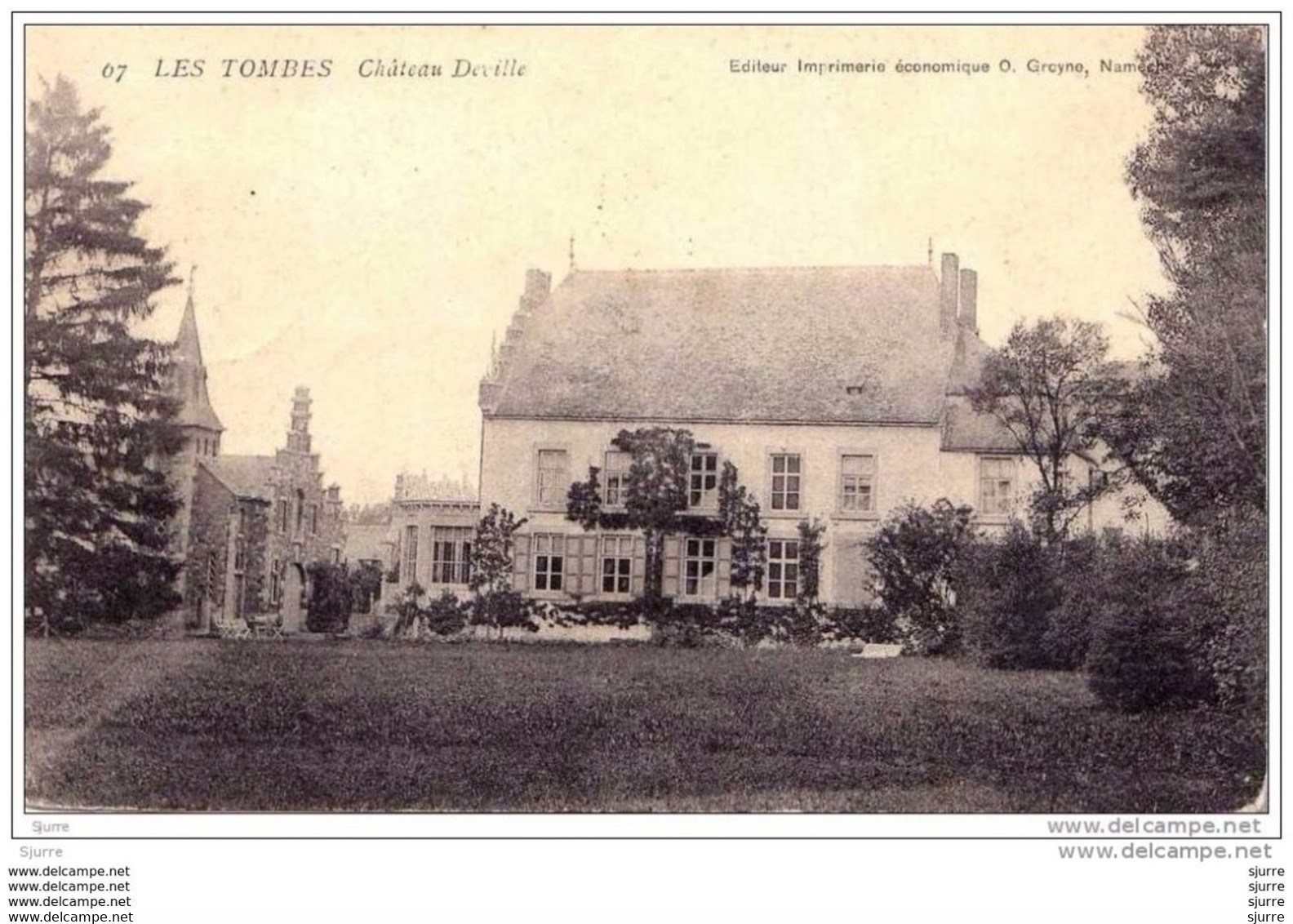 GESVES LES TOMBES - Château DEVILLE - Kasteel - Gesves