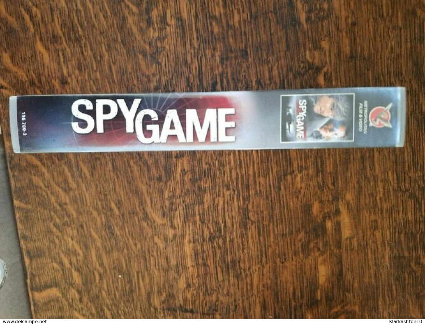 Cassette Video - Spy Game - Jeu D'Espions Film Avec Brad Pitt - Autres & Non Classés