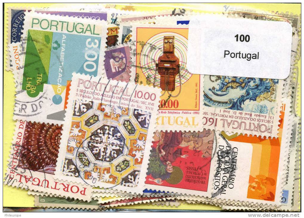 100 Timbres Thème Portugal - Collezioni