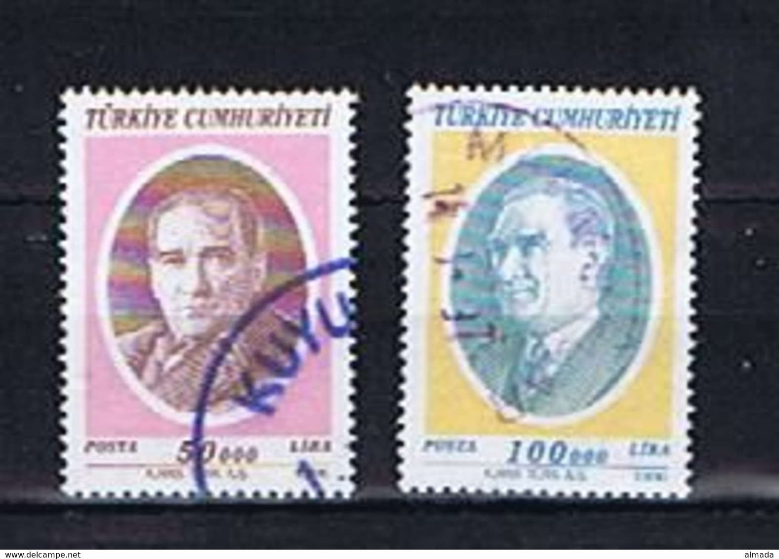 Türkei, Turkey 1996: Michel 3076-3077 Perf. 14 Used, Gestempelt - Usati