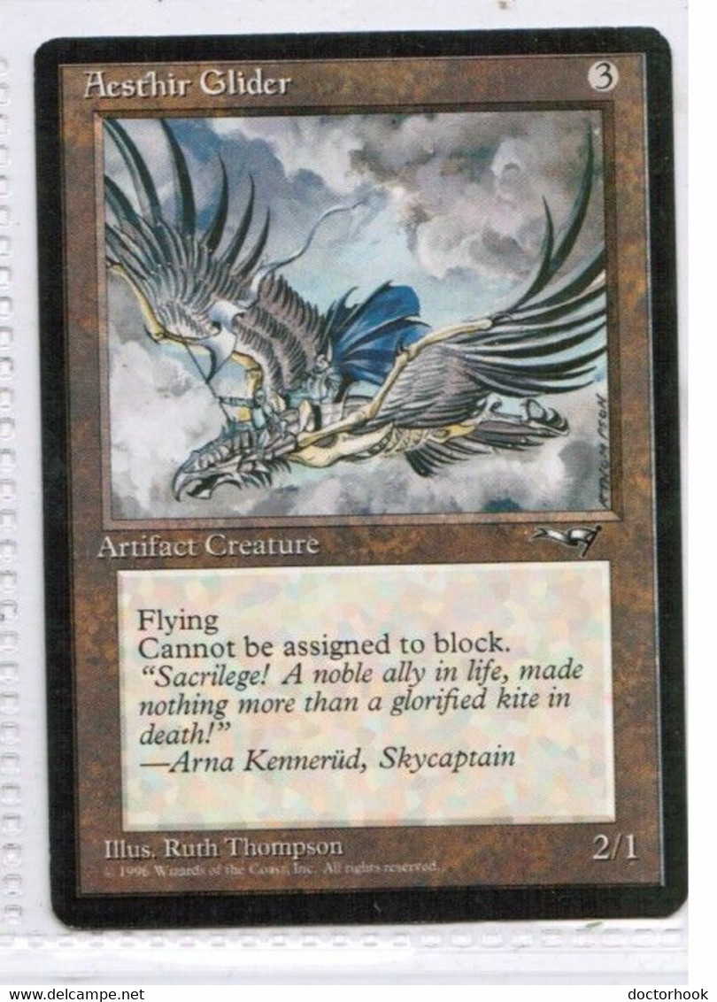 MAGIC The GATHERING  "Aesthir Glider (1)"---ALLIANCES (MTG--151-3) - Altri & Non Classificati