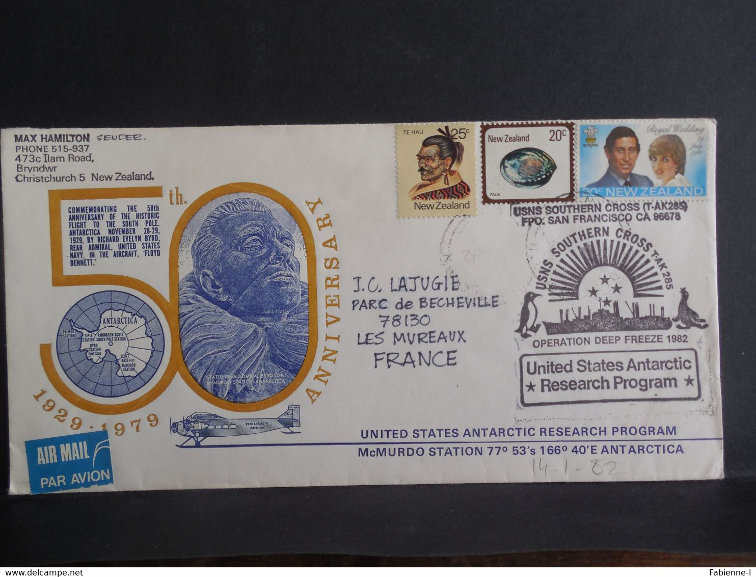 Lettre Polaire De 1979 - Lettres & Documents