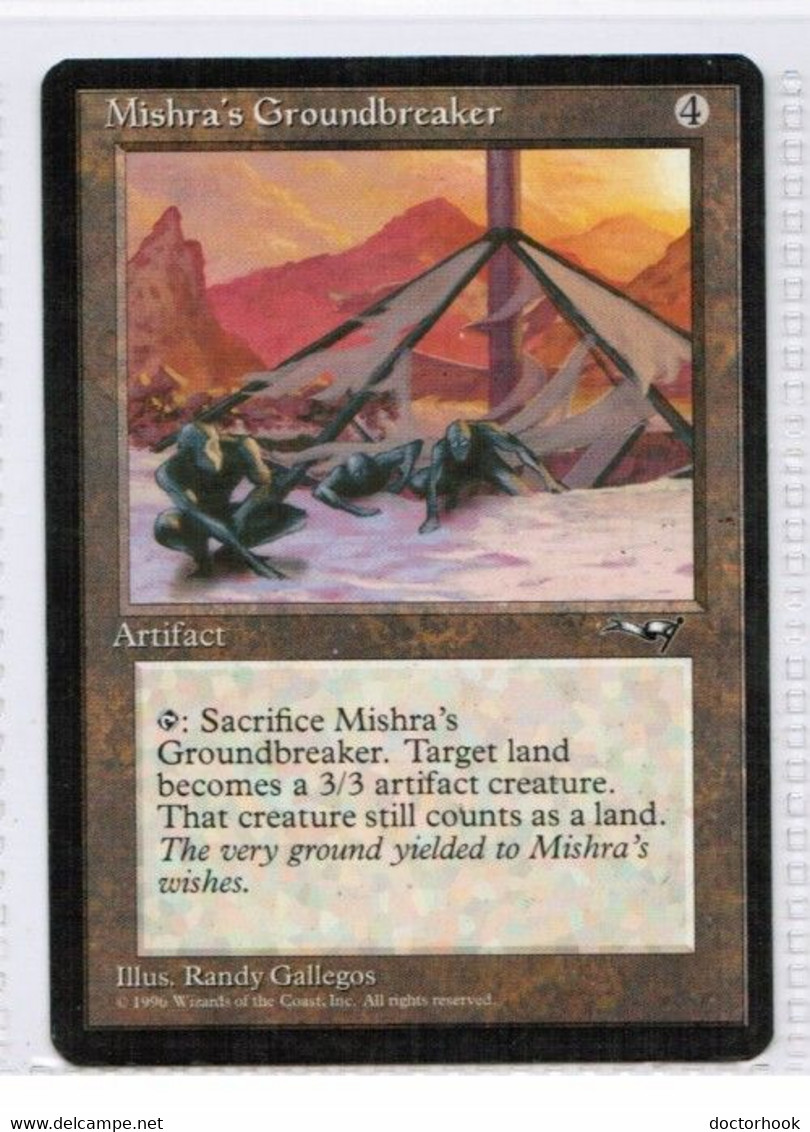 MAGIC The GATHERING  "Mishra's Groundbreaker"---ALLIANCES (MTG--151-8) - Other & Unclassified