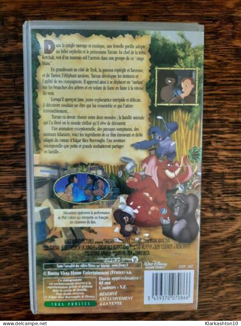 Cassette Video - Walt Disney Les Grands Classiques Tarzan - Autres & Non Classés