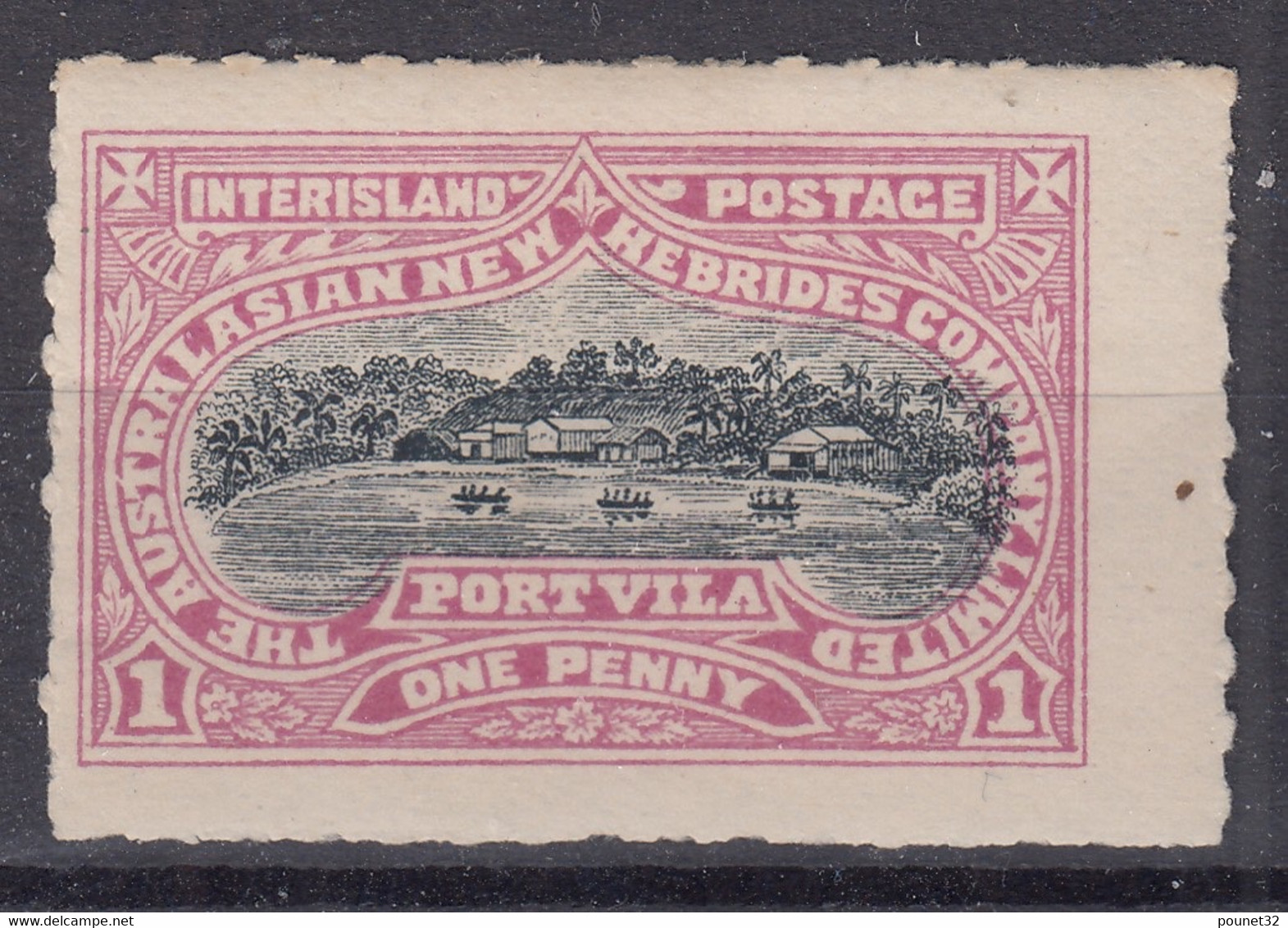 NOUVELLES NEW HEBRIDES POSTE LOCALE ANGLAISE N° 1 NEUF * GOMME CHARNIERE - COTE 350 € - Nuevos