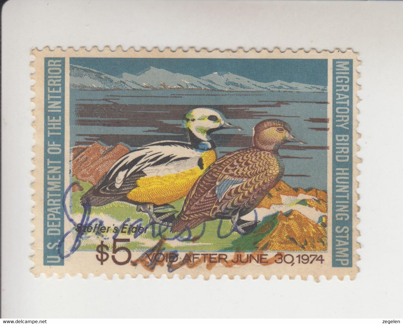 Verenigde Staten Scott Cataloog Duck Stamp RW40 - Duck Stamps