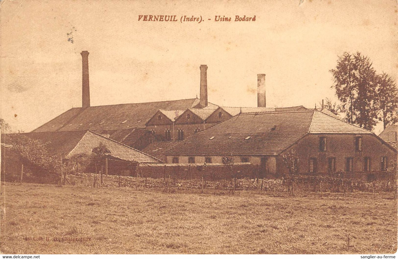 CPA 36 VERNEUIL USINE BODARD - Otros & Sin Clasificación