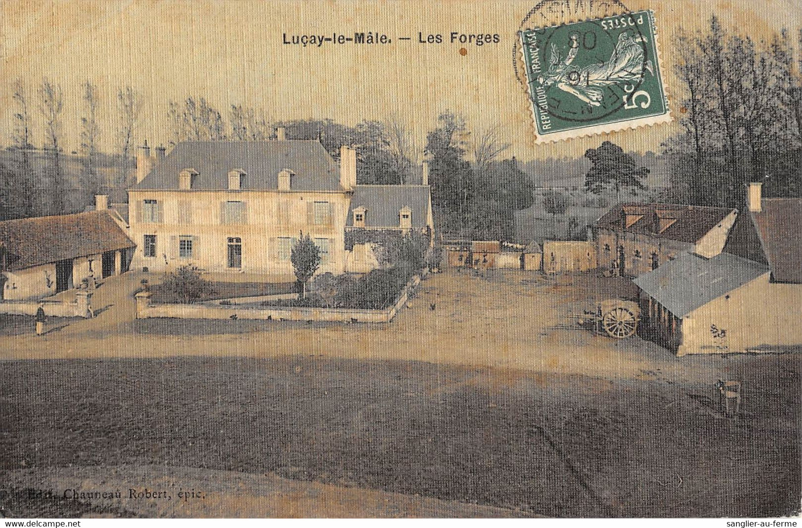 CPA 36 LUCAY LE MALE LES FORGES (cpa Toilée - Sonstige & Ohne Zuordnung