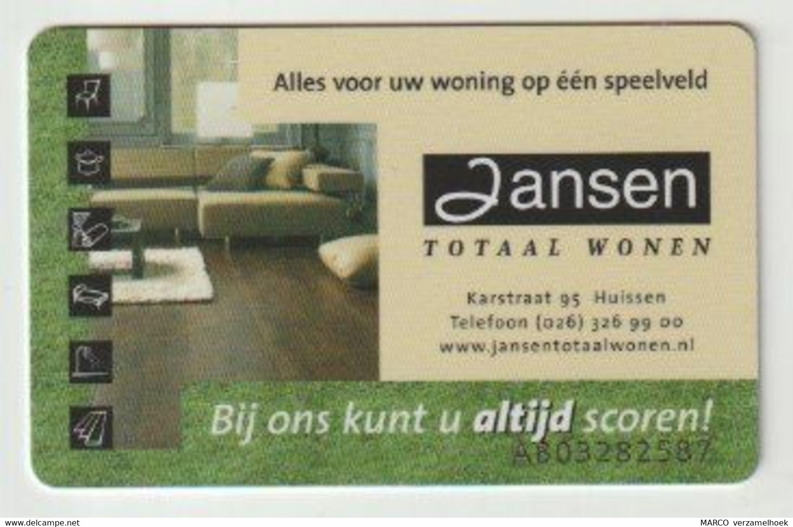 OHRA-card Gelredome Arnhem (NL) Vitesse-jansen Totaal Wonen Huissen - Non Classificati