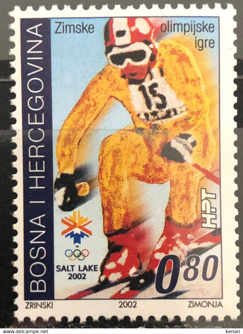 Bosnia And Hercegovina, HP Mostar 2002, Mi: 85 (MNH) - Winter 2002: Salt Lake City - Paralympics