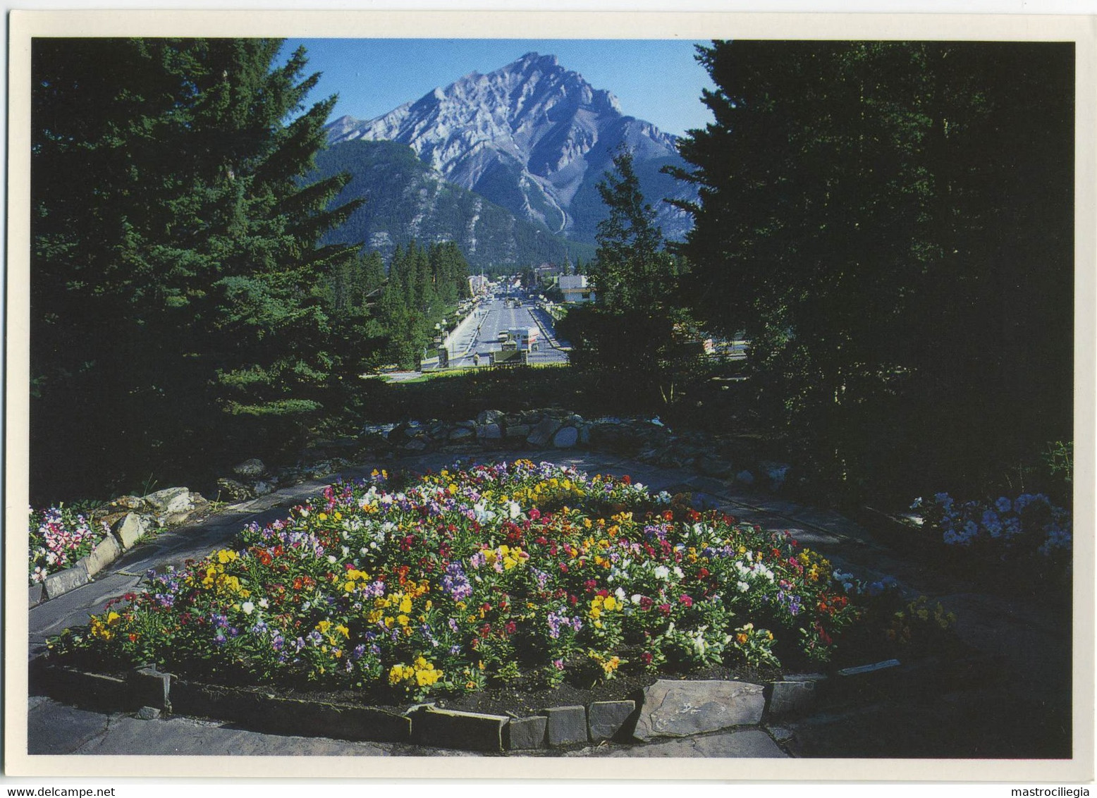 CANADA  BANFF  Avenue And Cascade Mountain - Modern Cards