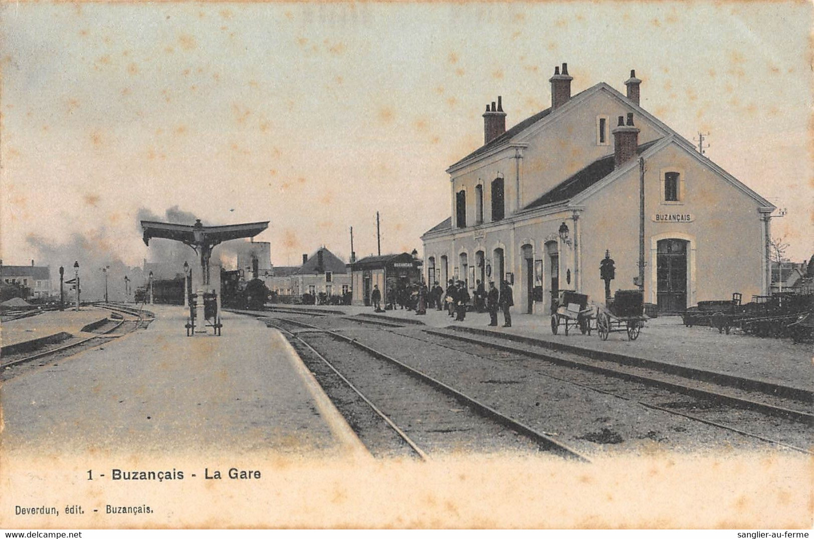 CPA 36 BUZANCAIS LA GARE - Other & Unclassified