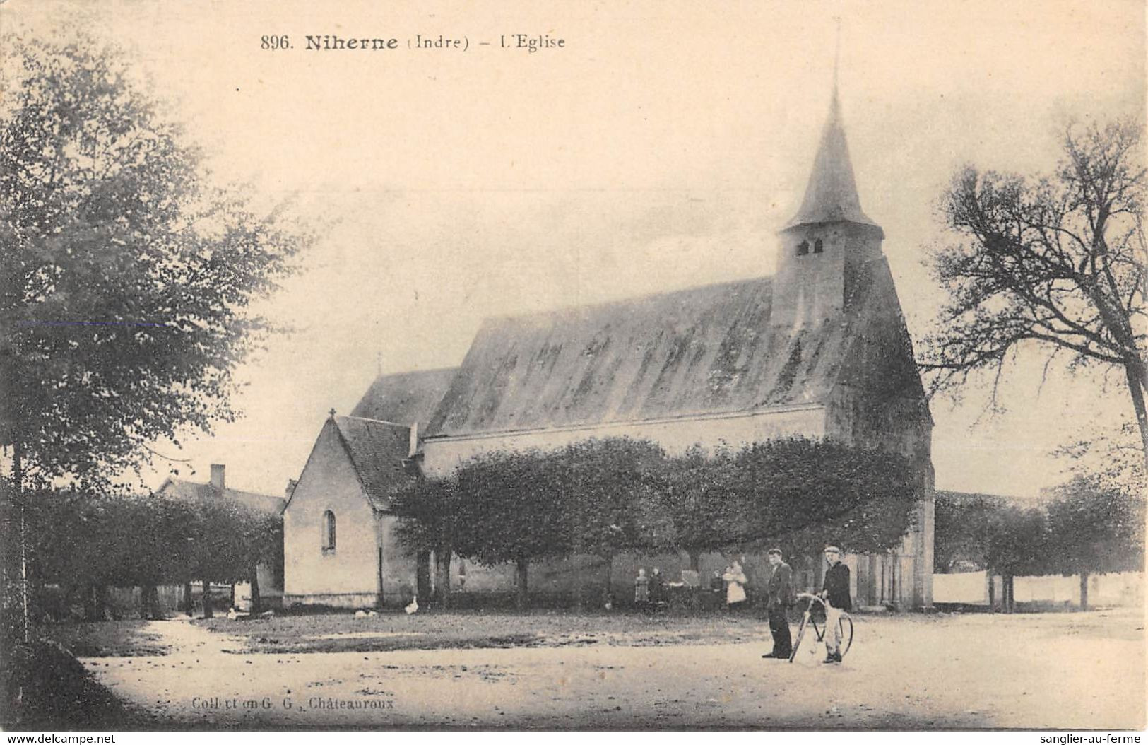 CPA 36 NIHERNE EGLISE - Other & Unclassified