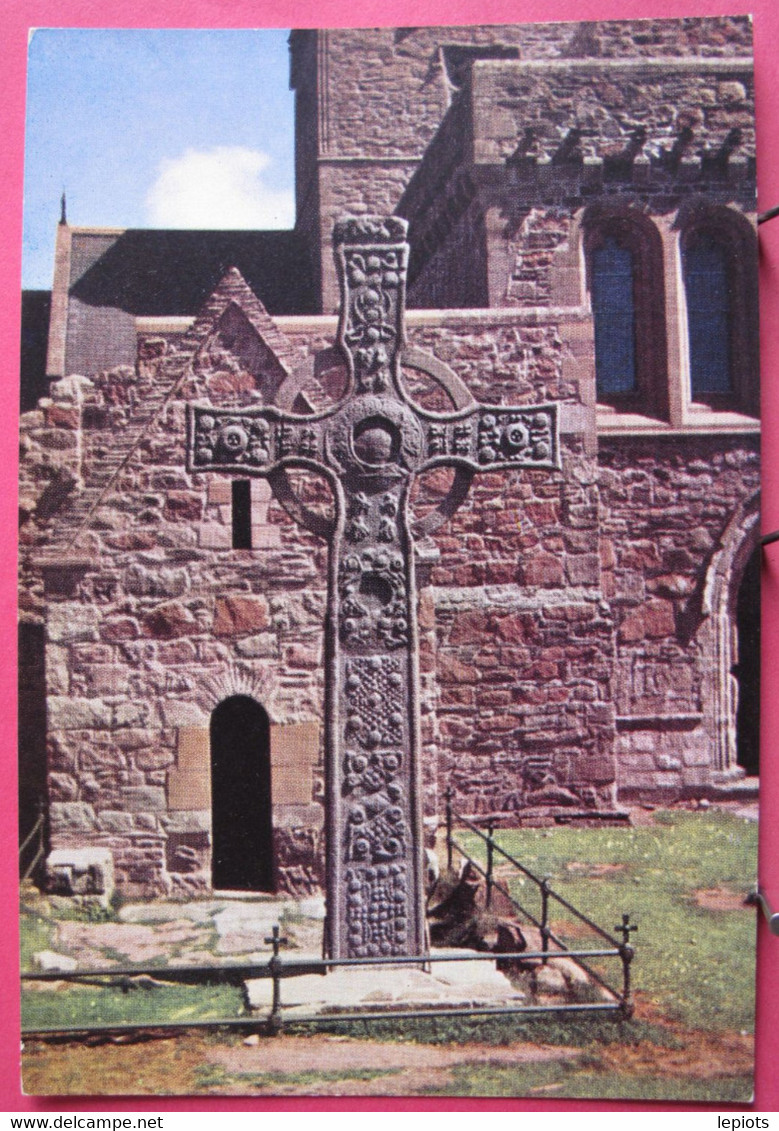 Visuel Pas Très Courant - Ecosse - Scotland - Iona - St. John's Cross - St. Columbia's Chapel - R/verso - Argyllshire