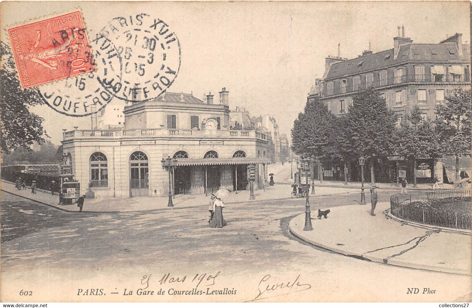 PARIS-75017-LA GARE DE COURCELLES-LEVALLOIS - Arrondissement: 17
