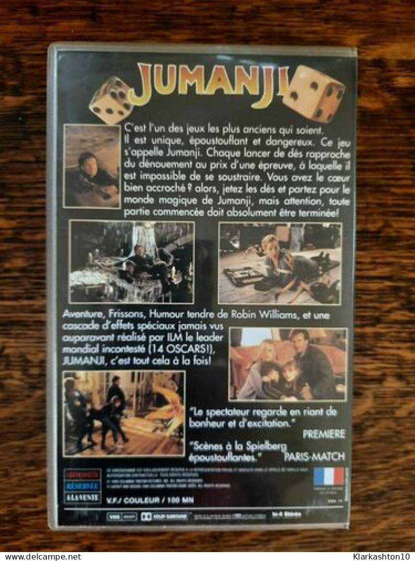 Cassette Video - Jumanji Film Avec Robin Williams - Autres & Non Classés