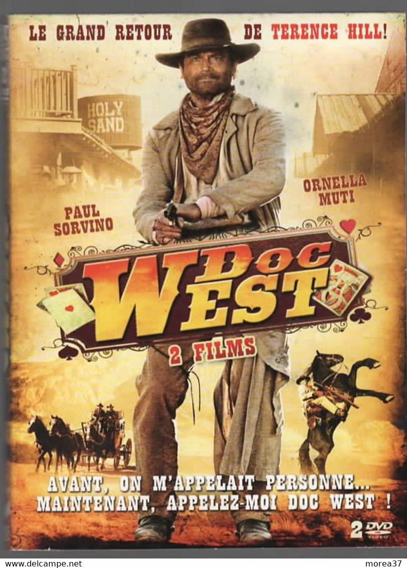 DOC WEST  Et L'HOMME A LA GACHETTE ( 2 Films)  Avec TERENCE HILL    C26 - Western