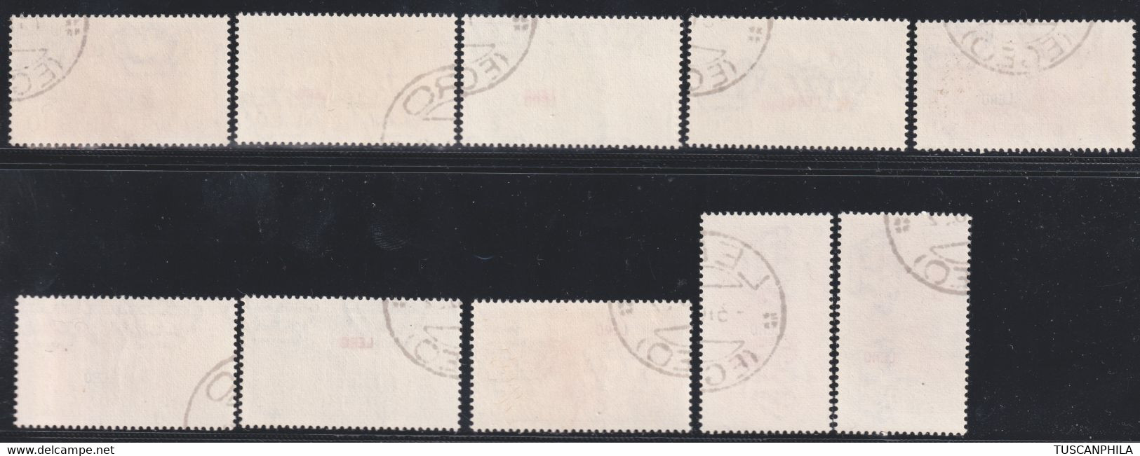 1932 Garibaldi Serie Cpl. Sass. 17/26 Usato Buone Centrature - Ägäis (Lero)