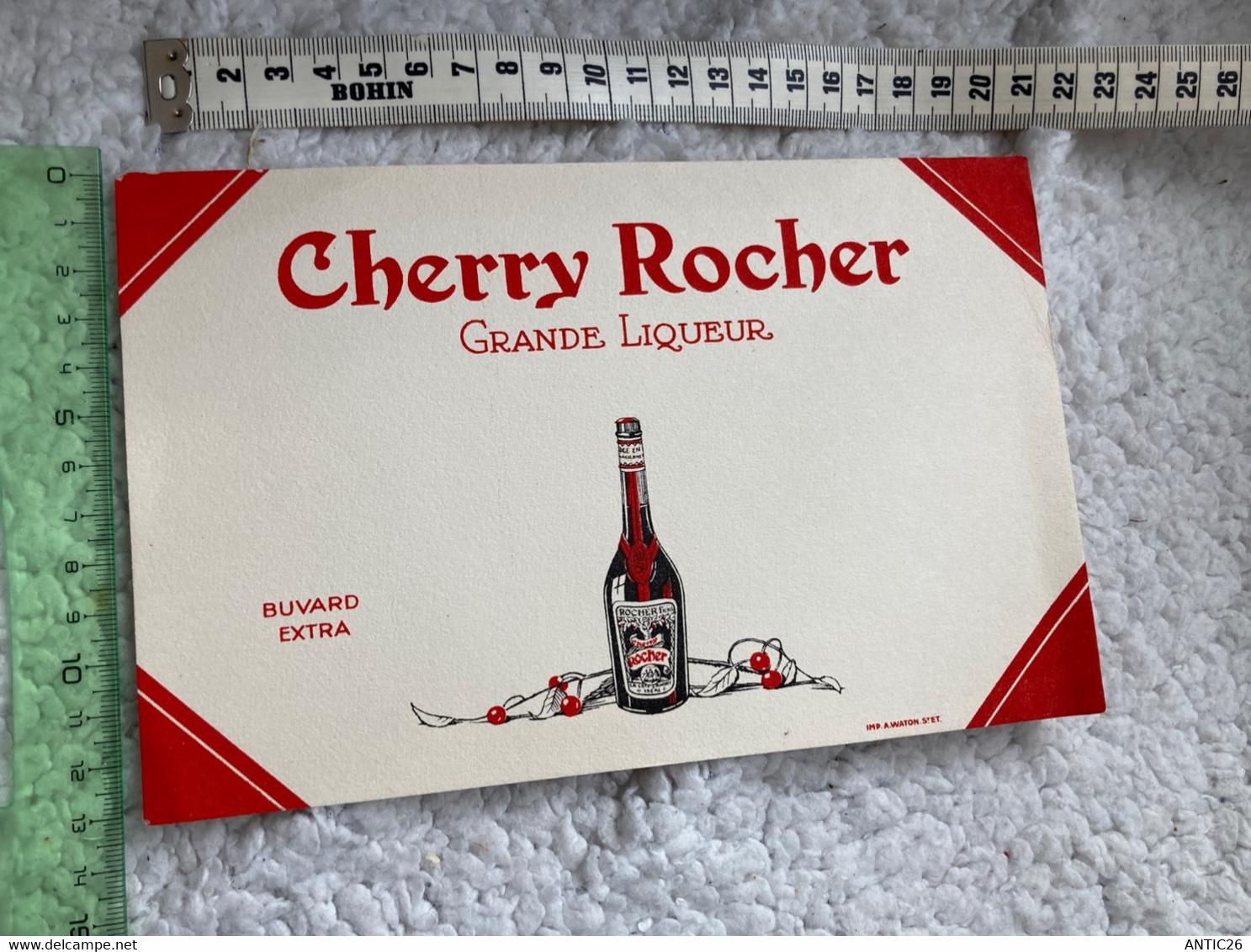 BOUVARD ANCIEN  CHERRY ROCHER GRANDE LIQUEUR - Liquor & Beer