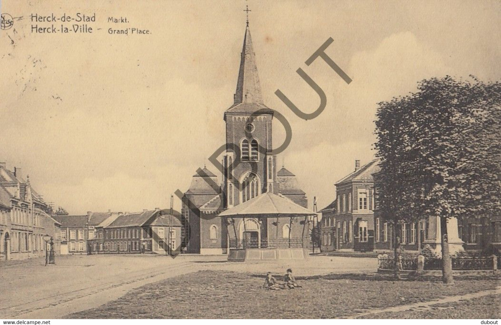 Postkaart/Carte Postale - HERK-DE-STAD - Markt (C1983) - Herk-de-Stad