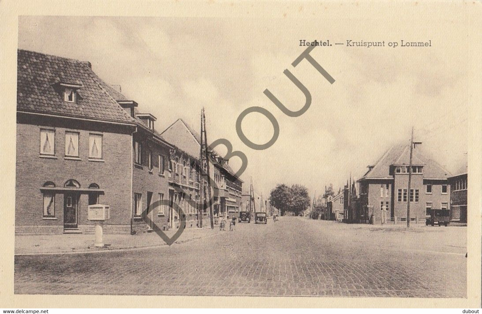 Postkaart/Carte Postale - HECHTEL - Kruispunt Op Lommel (C1986) - Hechtel-Eksel