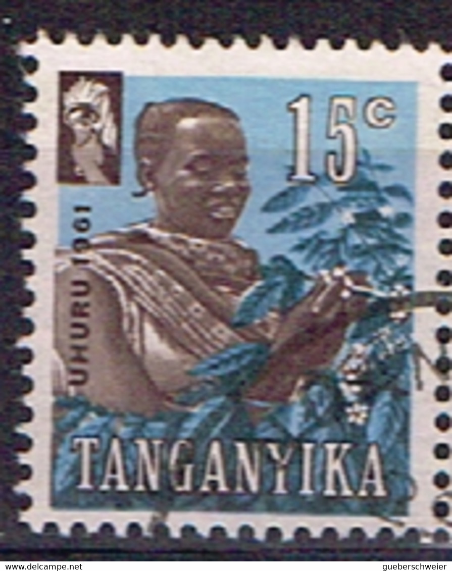 TD 66 - TANGANYIKA N° 42 Obl. Culture Du Café - Tanganyika (...-1932)