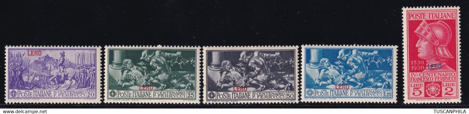 1930 Ferrucci Serie Cpl. Sass. 12/16 MNH** Ottima Marginatura - Ägäis (Lero)