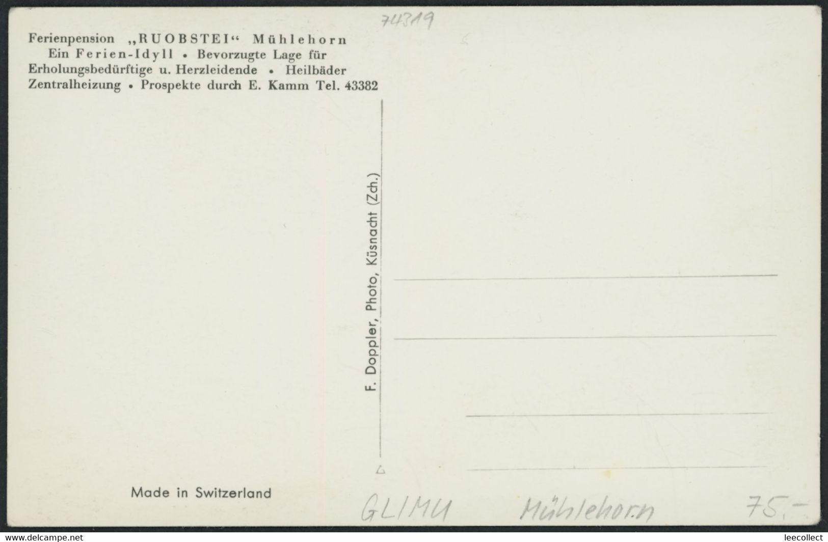 Suisse - GL Mühlehorn - Mühlehorn