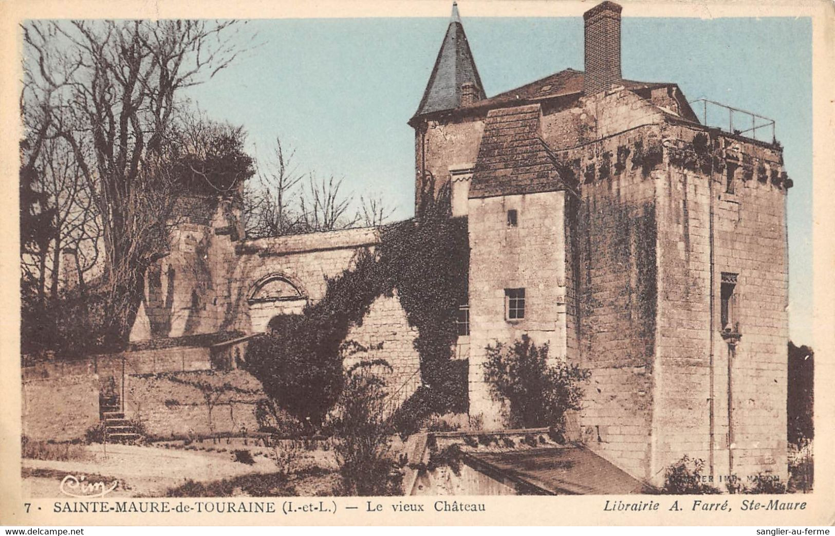 CPA 37 SAINTE MAURE DE TOURAINE LE VIEUX CHATEAU - Autres & Non Classés