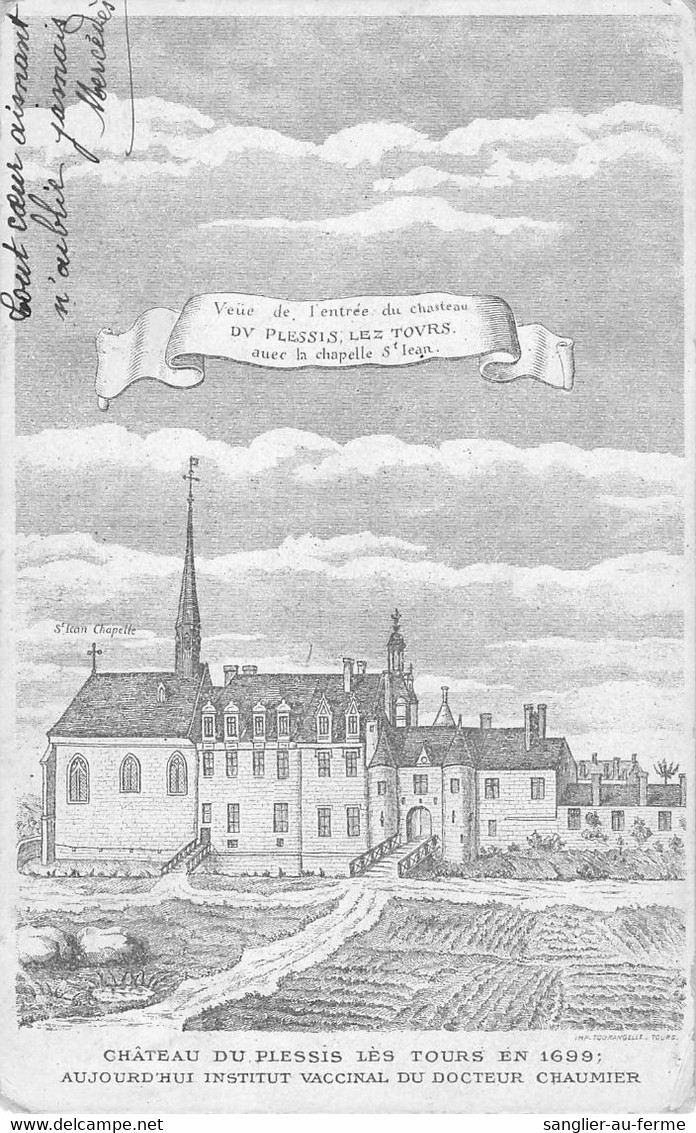 CPA 37 CHATEAU DE PLESSIS LES TOURS - Sonstige & Ohne Zuordnung