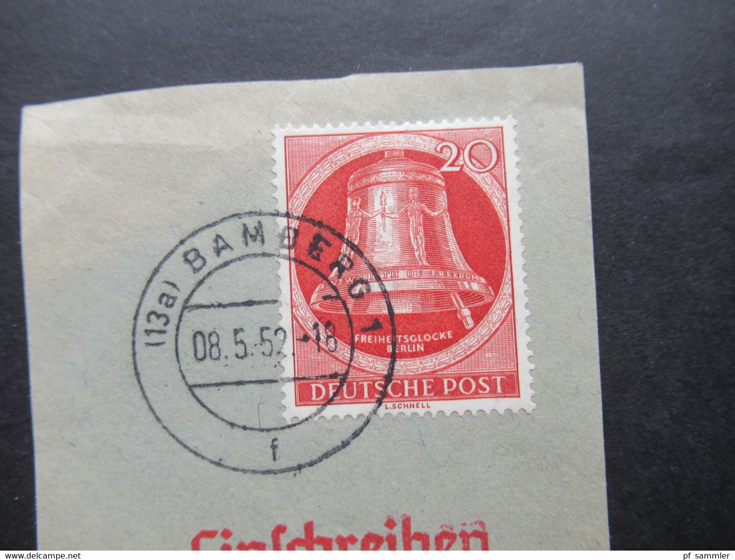 Berlin Freiheitsglocke Briefstücke Oberrand / Nr.84 Eckrand / 1x Formnummer Nr.101 / Nr.104 Senkr. Paar Vom Unterrand - Used Stamps