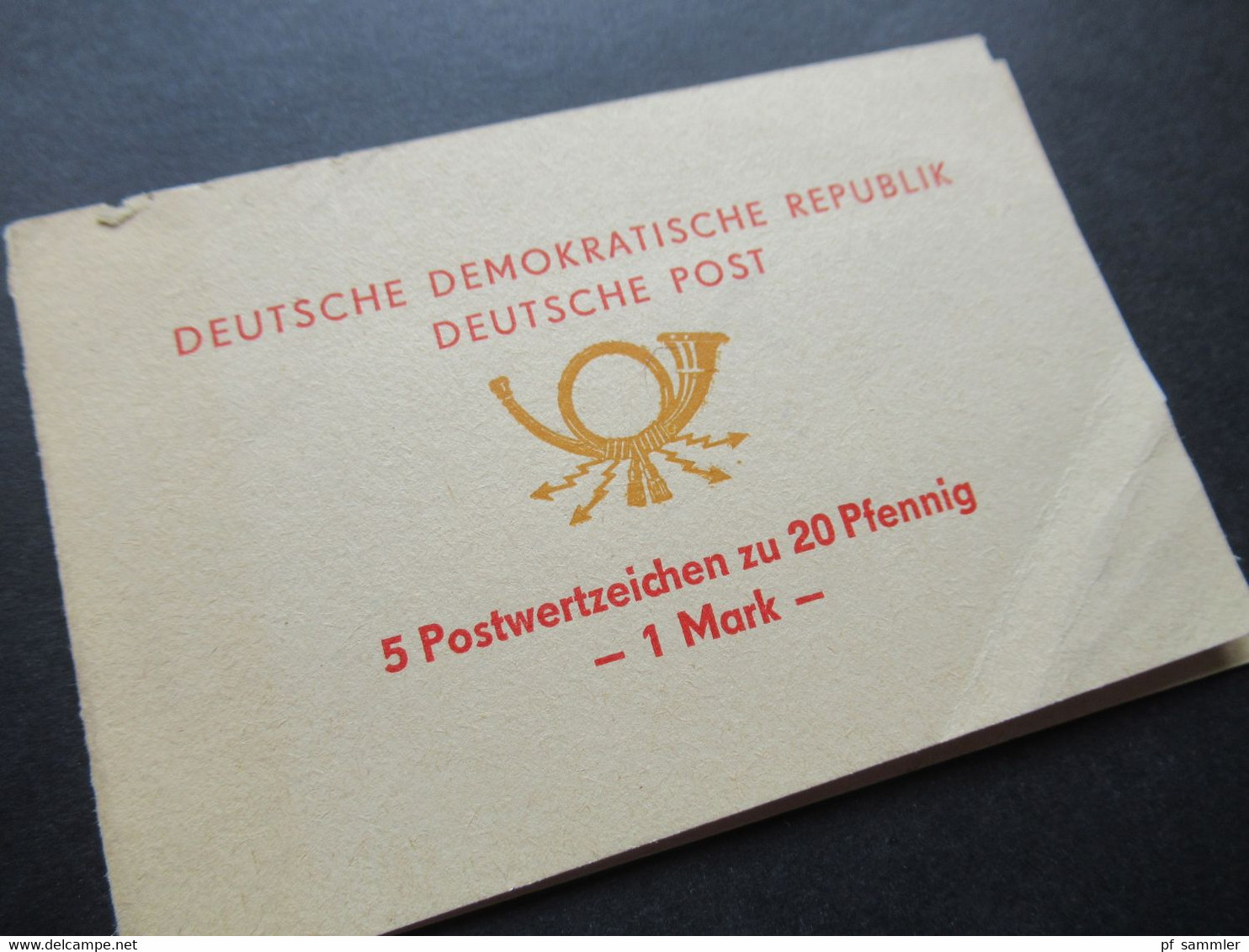 DDR 1971 Sondermarken Heftchen SMHD 2a Katalogwert 800€ Mit Mängeln!! - Markenheftchen