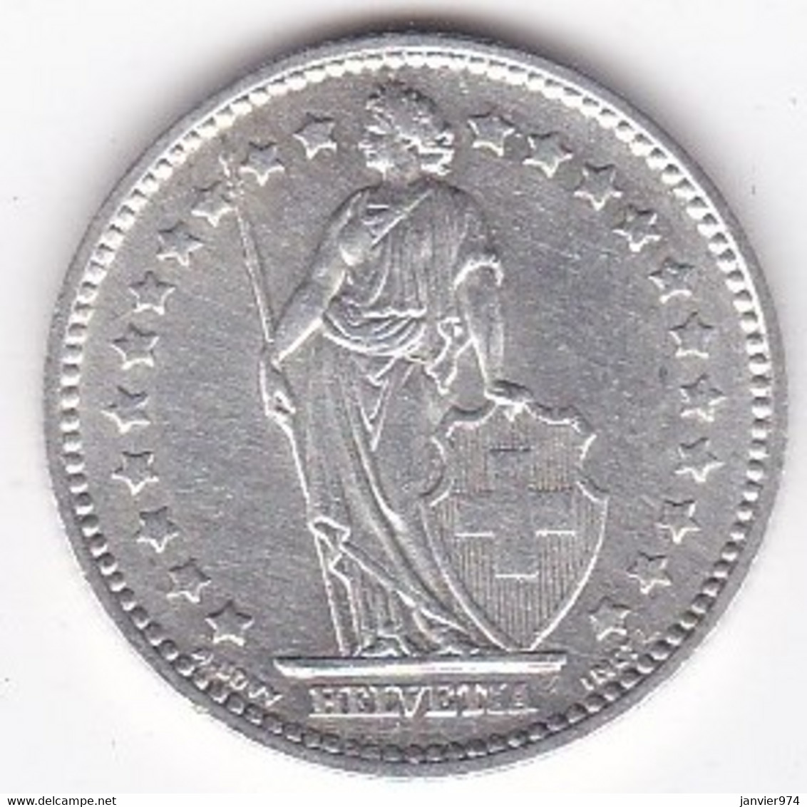 SUISSE. 1 Franc 1957 B , En Argent - 1 Franken