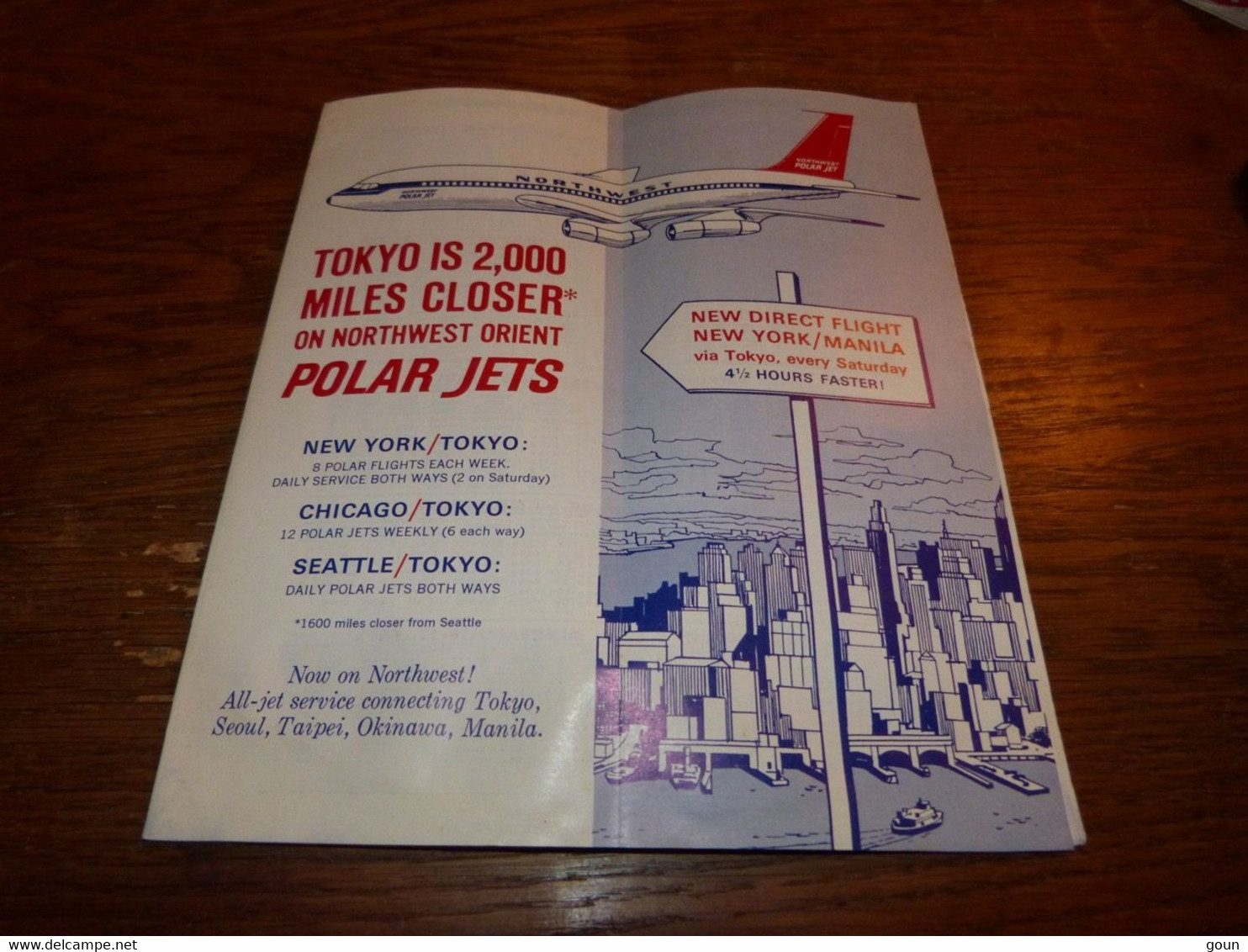 System Timetable 1963 Northwest Orient Airlines - Tijdstabellen