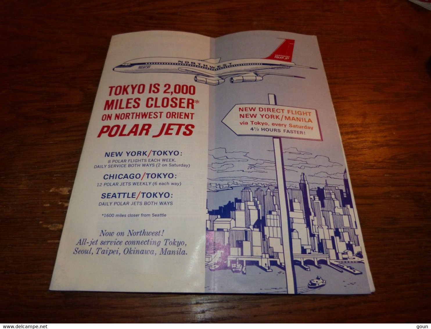 System Timetable 1963 Northwest Orient Airlines - Timetables