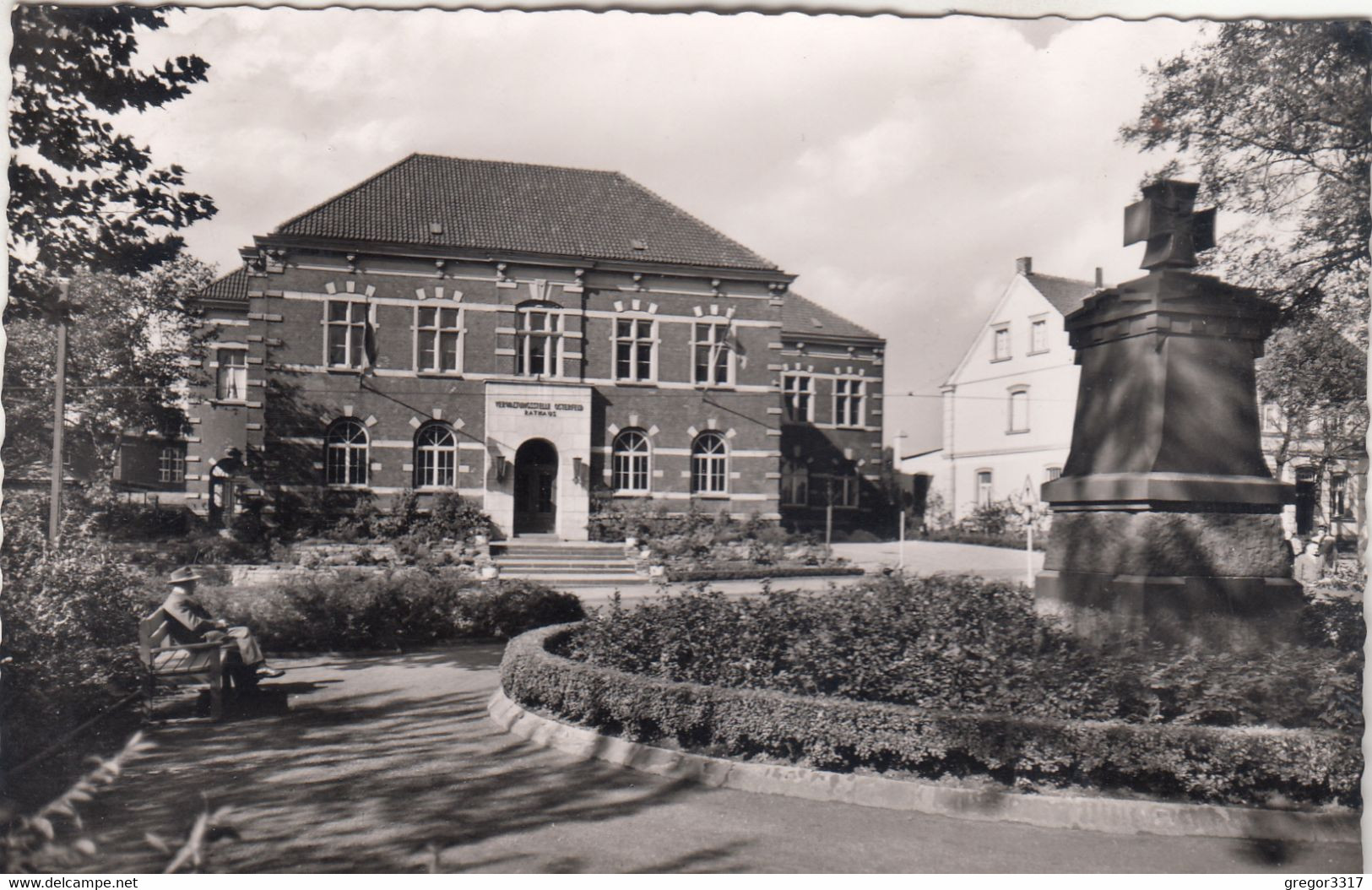 B134) OBERHAUSEN - OSTERFELD - Rathaus Mit Anlagen 1956 TOP AK ! - Oberhausen